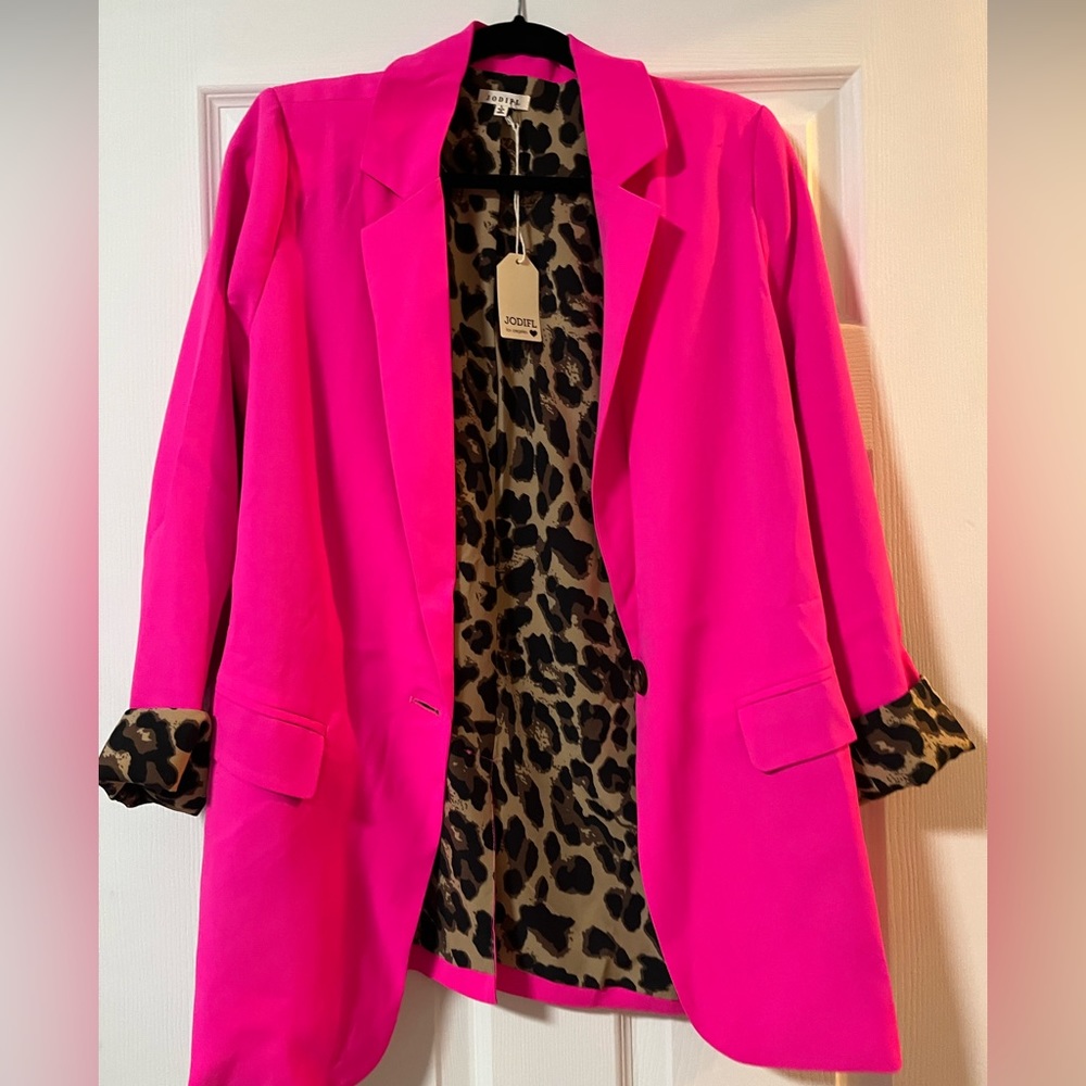 Pink blazer